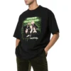 Maglietta da uomo Balenciaga Speedhunters Band a maniche corte, nera 556133TCV381000