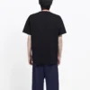 Maglietta da uomo Balenciaga SS21 con logo alfabetico a maniche corte, nera 570803TFV761000