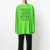Maglietta da uomo con stampa SS21, verde 641667TJVI34162