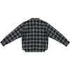 Maglietta ibrida con scollo a V “Anthracite Black White” 704271T41301163