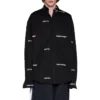 Maglietta in cotone con stampa logo “Black” 662983TOL651070