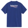 Maglietta in jersey di cotone con logo politico BLGA-508203-TAV44-BL