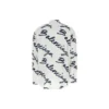 Maglietta minimal a maniche corte con logo scarabocchiato “White Navy” 681812TOLE99167