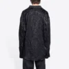 Maglietta minimal con logo su tutta la superficie “Nero” 681812TLO581000