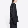 Maglietta minimal con logo su tutta la superficie “Nero” 681812TLO581000