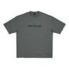 Maglietta Mirror Balenciaga, vestibilità media, “Grigio” 612966TNVR21242