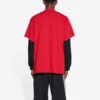 Maglietta oversize Balenciaga x adidas “Red” 712398TNVA66278