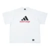 Maglietta oversize Balenciaga x adidas “White” 731769TNVA69065