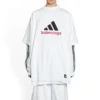 Maglietta oversize Balenciaga x adidas “White” 731769TNVA69065