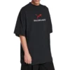Maglietta oversize Balenciaga x Puma “Black Faded” 831305TTVA61041