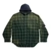 Maglietta oversize con cappuccio “Green” 746369TOM213328