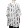 Maglietta oversize con logo BB “White Black” 725382TNL889040