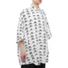 Maglietta oversize con logo BB “White Black” 725382TNL889040