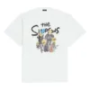 Maglietta oversize in cotone Balenciaga x THE SIMPSONS “White” 676589TLVG70901
