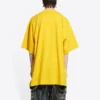 Maglietta oversize in cotone Balenciaga x THE SIMPSONS “Yellow” 676589TLVG77200