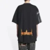 Maglietta Speed Hunters capovolta oversize “Black Faded” 698811TMVC90100