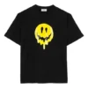 Maglietta SS21 Drip Peace con stampa, vestibilità ampia, nera 641655TKVA11012