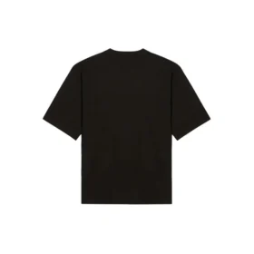 Maglietta unisex a maniche corte con logo classico, taglia grande, nera 620941TIV501070 Maglietta unisex a maniche corte con logo classico, taglia grande, nera 620941TIV501070