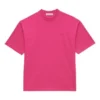 Maglietta unisex a maniche corte con logo retrò, rosa 556104TBV435630