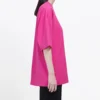 Maglietta unisex a maniche corte con logo retrò, rosa 556104TBV435630