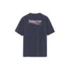 Maglietta unisex a maniche corte con motivo logo, blu navy 556150TAV444128