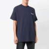 Maglietta unisex a maniche corte con motivo logo, blu navy 556150TAV444128