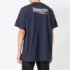 Maglietta unisex a maniche corte con motivo logo, blu navy 556150TAV444128