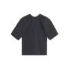 Maglietta unisex a maniche corte con stampa del logo, nera 583098TFV598465