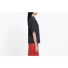 Maglietta unisex a maniche corte con stampa del logo, nera 583098TFV598465