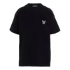 Maglietta unisex a maniche corte ricamata, nera 612965TIVD31000