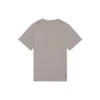 Maglietta unisex a maniche corte, stile retrò classico, con logo sfocato e fori, grigia 661705TKVD58174