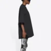 Maglietta unisex FW21 con stampa e collo rotondo, nera 661715TKVE51070