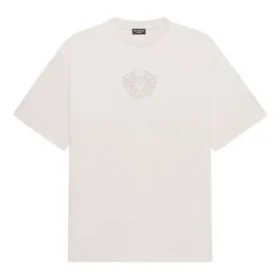 Maglietta unisex SS21 con logo, girocollo, grigia 641675TKV712966 Maglietta unisex SS21 con logo, girocollo, grigia 641675TKV712966