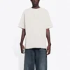 Maglietta unisex SS21 con logo, girocollo, grigia 641675TKV712966