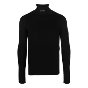 Maglione a collo alto aderente “Black” 682003T51751000