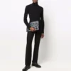 Maglione a collo alto aderente “Black” 682003T51751000