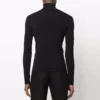 Maglione a collo alto aderente “Black” 682003T51751000