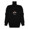 Maglione a collo alto con zip e bandiera LGBTQ “Black” 543766T17621069