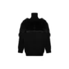 Maglione a collo alto con zip e bandiera LGBTQ “Black” 543766T17621069