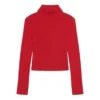 Maglione a collo alto FREE con stampa a coste “Red” 662722T32106167