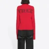 Maglione a collo alto FREE con stampa a coste “Red” 662722T32106167