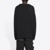 Maglione a collo rotondo in maglia con logo BB Laurel Crown “Nero” 664369T32111000
