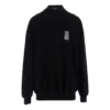 Maglione a girocollo con codice a barre “Black” 652981TKVE61070