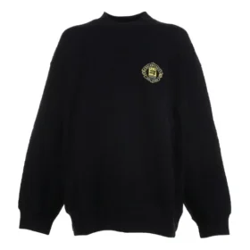 Maglione a girocollo con logo Sporty B Crest “Nero” 671125TLV60-1000