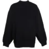 Maglione a girocollo con logo Sporty B Crest “Nero” 671125TLV60-1000