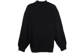 Maglione a girocollo con logo Sporty B Crest “Nero” 671125TLV60-1000