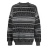 Maglione a girocollo Fair Isle “Grey” 675280T16121240