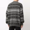 Maglione a girocollo Fair Isle “Grey” 675280T16121240