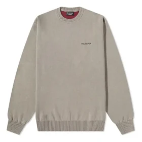 Maglione a girocollo per Political Campaign “Khaki” 695827T32385963