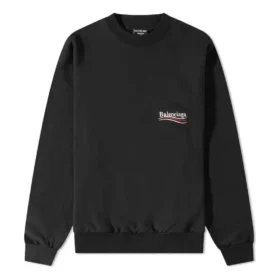 Maglione a girocollo Political Campaign “Black” 697869TKVI91070